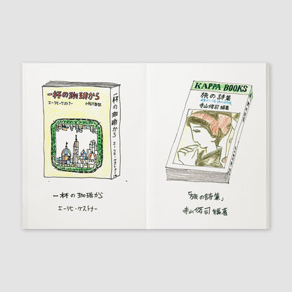 Carnet Papier Dessin Passeport Traveler's Company Notebook 008