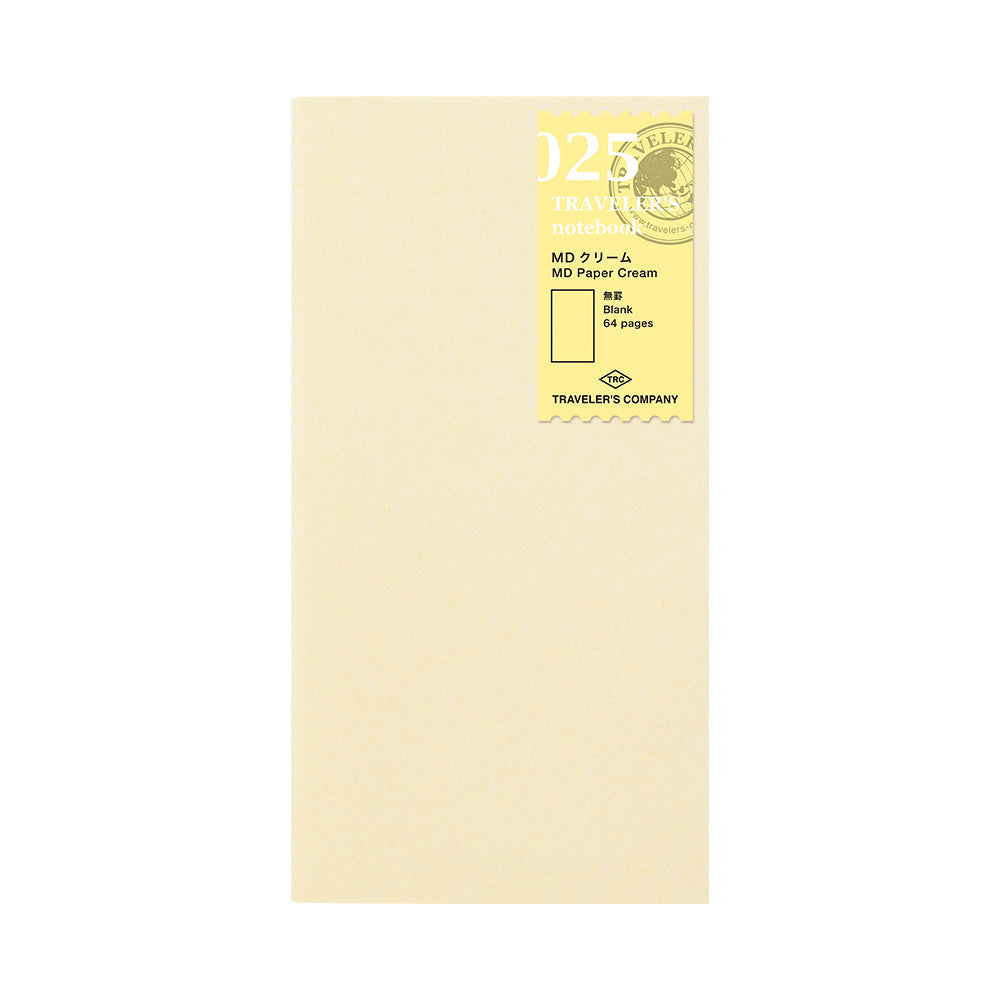 Carnet Papier Crème MD Paper Regular Traveler's Company Notebook 025