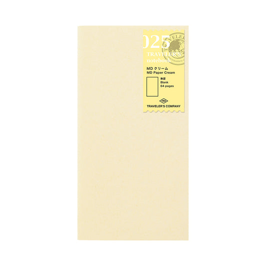 Carnet Papier Crème MD Paper Regular Traveler's Company Notebook 025