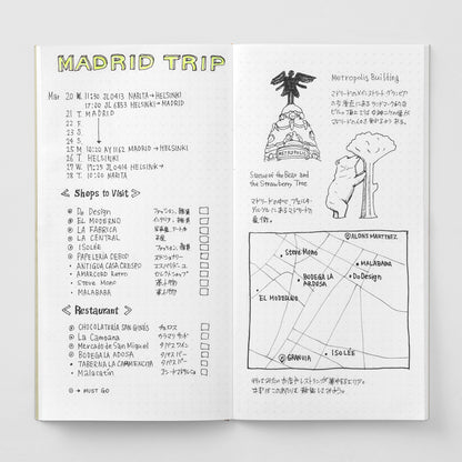 Carnet Pages Pointillées Regular Traverler's Company Notebook 026