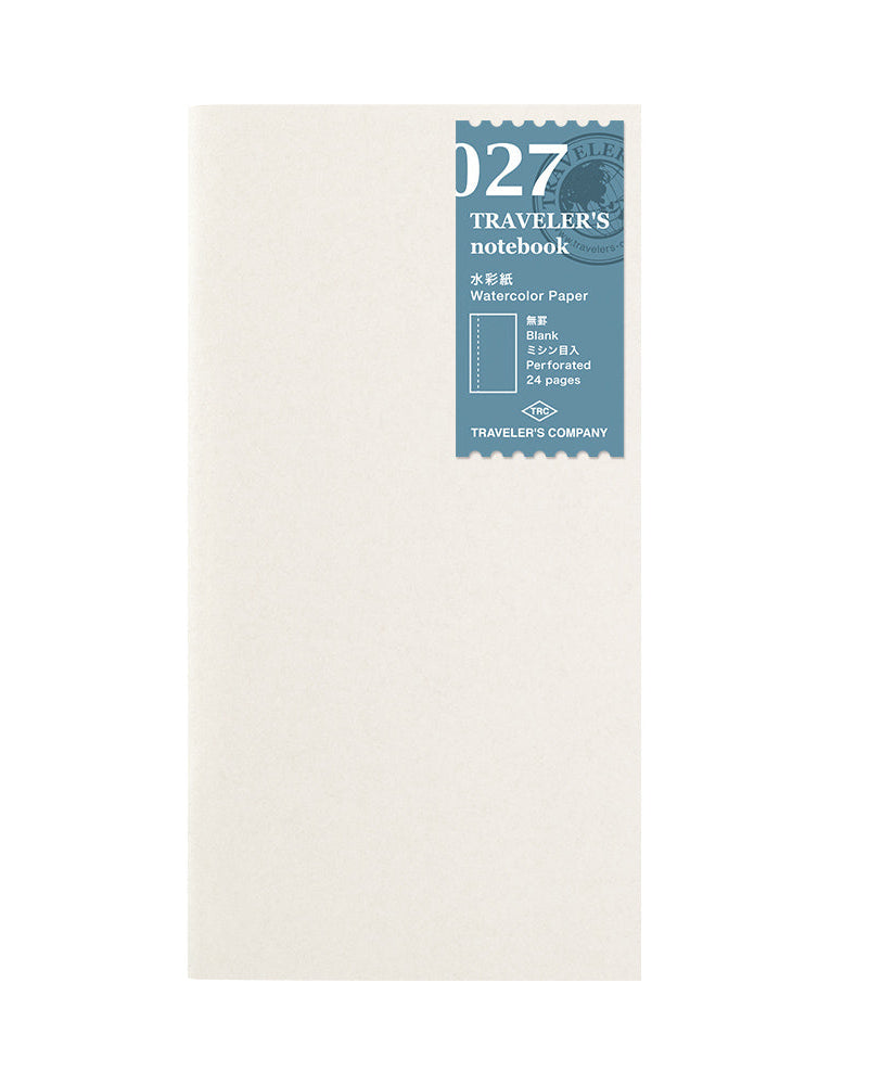 Carnet Papier Aquarelle Regular Traveler's Company Notebook 027