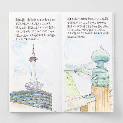 Carnet Papier Aquarelle Regular Traveler's Company Notebook 027