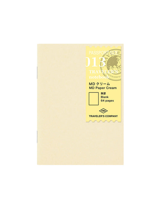 Carnet Papier Crème MD Paper Passeport Traveler's Company Notebook 013
