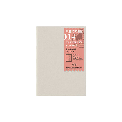 Carnet Pages Pointillées Passeport Traverler's Company Notebook 014