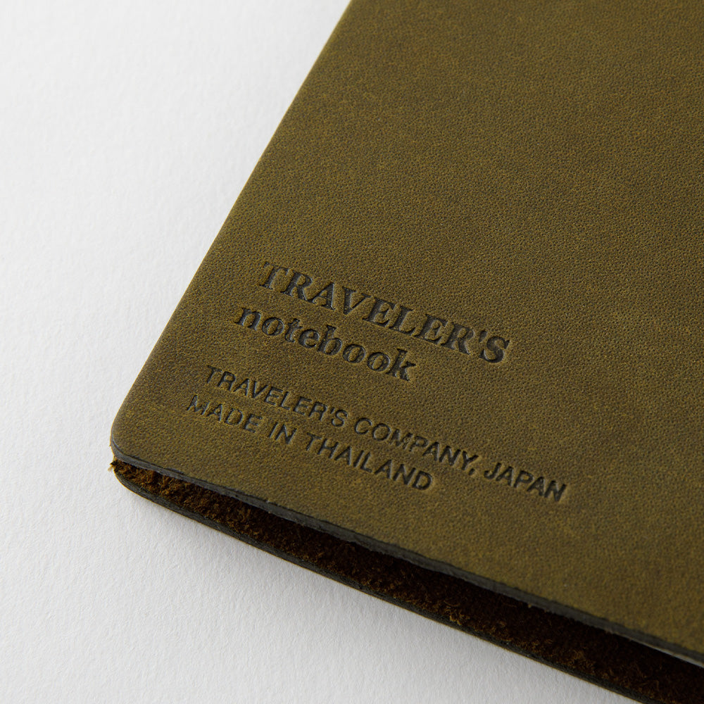 Traveler's Company Notebook Regular Olive - Kit de démarrage