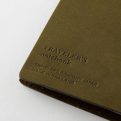 Traveler's Company Notebook Regular Olive - Kit de démarrage