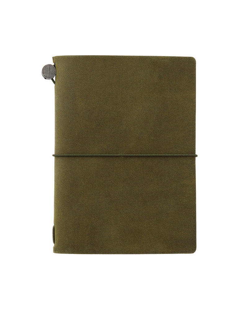 Traveler's Company Notebook Passeport Vert Olive - Kit de démarrage