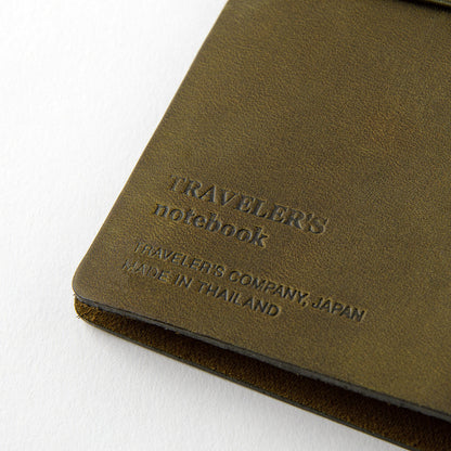 Traveler's Company Notebook Passeport Vert Olive - Kit de démarrage