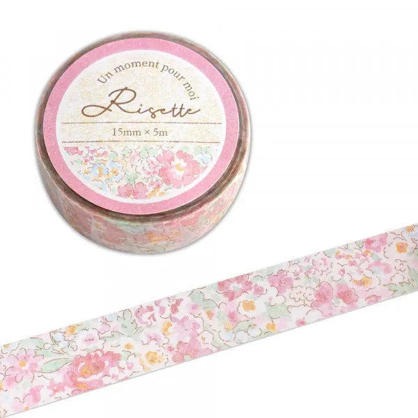 Masking tape Risette Rose