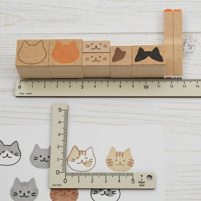 Set de Tampons Tête de Chat Akane (8 tampons)