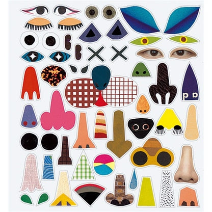 Kokuyo Kids Face Notebook 2 — Livre de Stickers Créatif pour Enfants