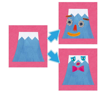 Kokuyo Kids Face Notebook 2 — Livre de Stickers Créatif pour Enfants