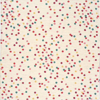 Furoshiki Modern Girl Konpeito Beige en coton bio 70 cm