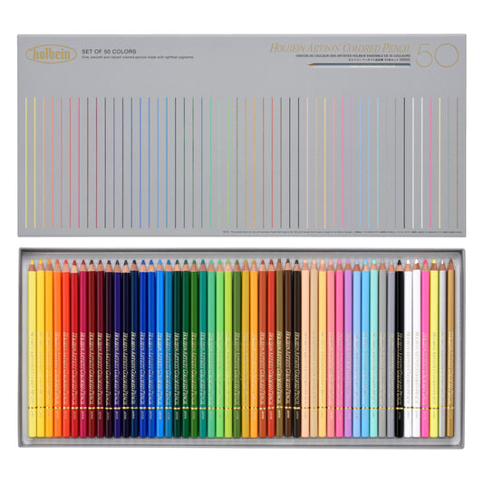 Holbein 50 Colored Pencil Set