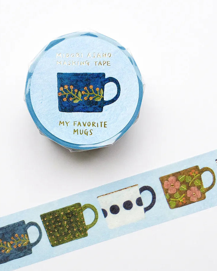 Masking tape My Favorite Mugs Midori Asano