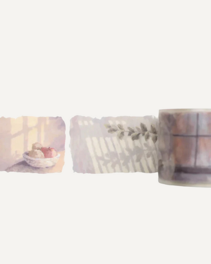 Masking Tape Landscape Peaceful Morning