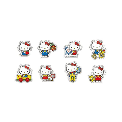 Stickers Flakes Hello Kitty Papier washi & dorure