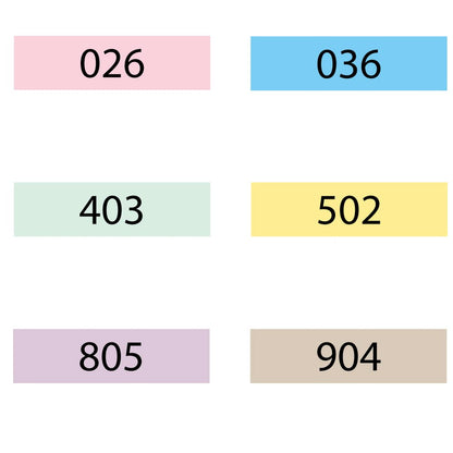 Lot de 6 Marqueurs Feutres à Double Pointe Pastel ZIG Fabricolor