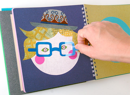 Kokuyo Kids Face Notebook 2 — Livre de Stickers Créatif pour Enfants