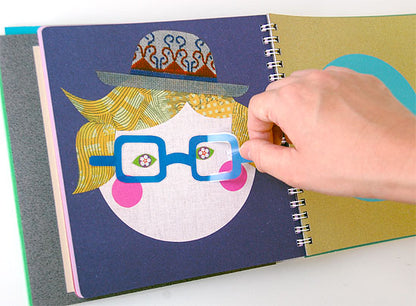 Kokuyo Kids Face Notebook 2 — Livre de Stickers Créatif pour Enfants