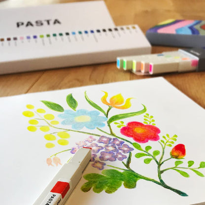 Coffret de 10 Pastel Markers Pasta Kokuyo