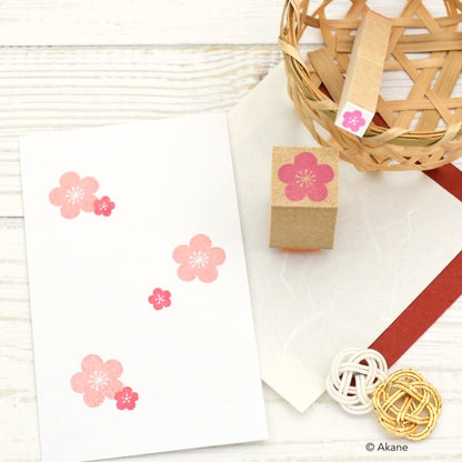 Tampons Fleurs de Prunier Akane (2 tampons)