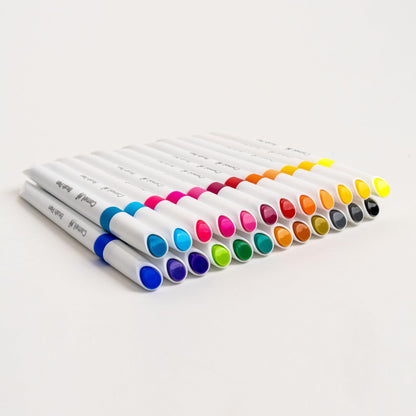 Water-Based Brush Pens (24 Colors) - Kokuyo Irofude