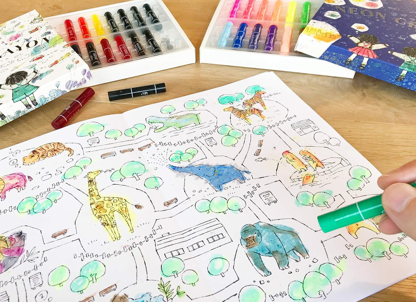 Coloring Book It's okay to color outside the lines - Kokuyo