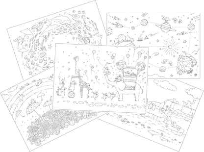 Coloring Book It's okay to color outside the lines - Kokuyo
