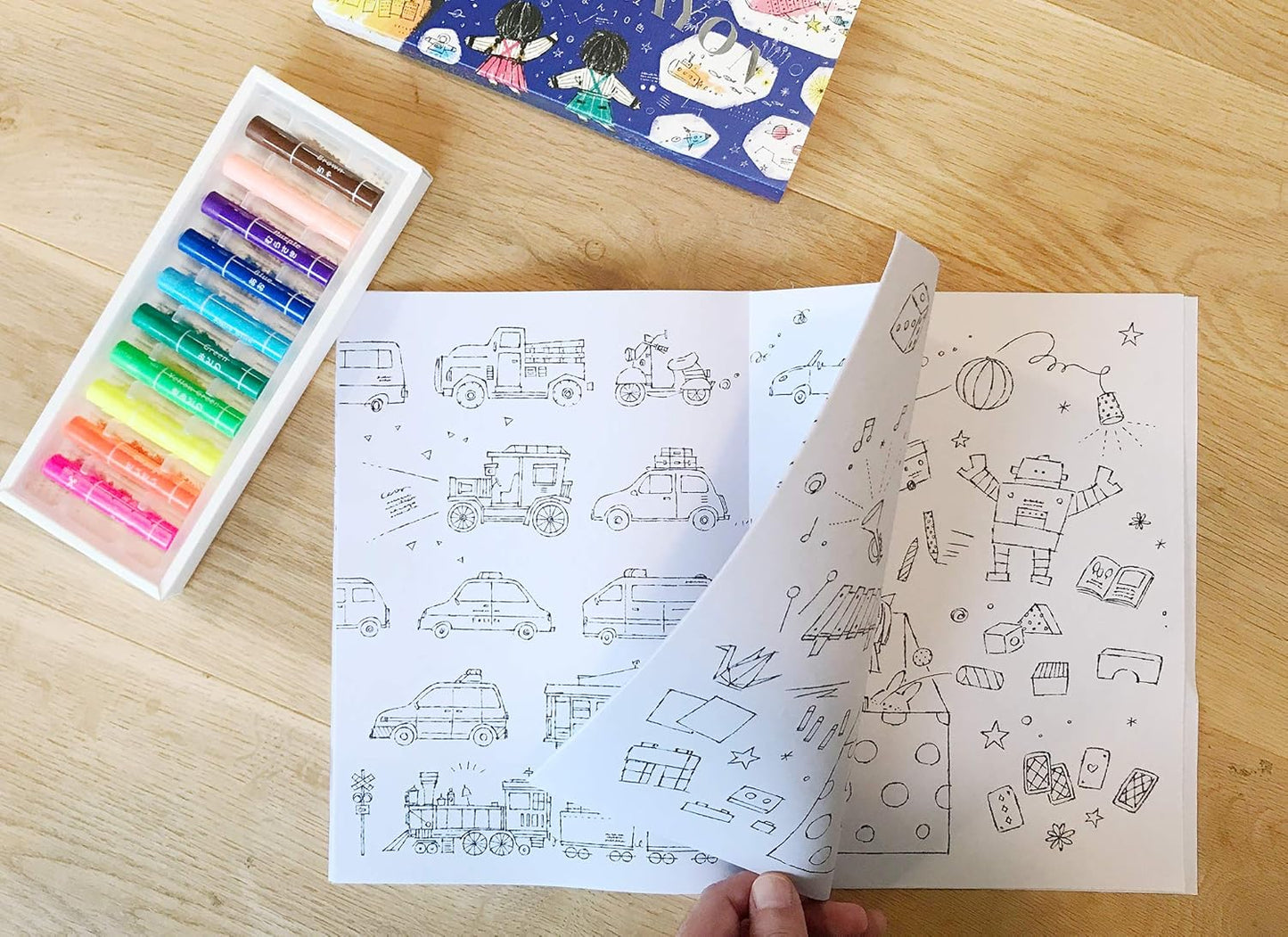 Coloring Book It's okay to color outside the lines - Kokuyo