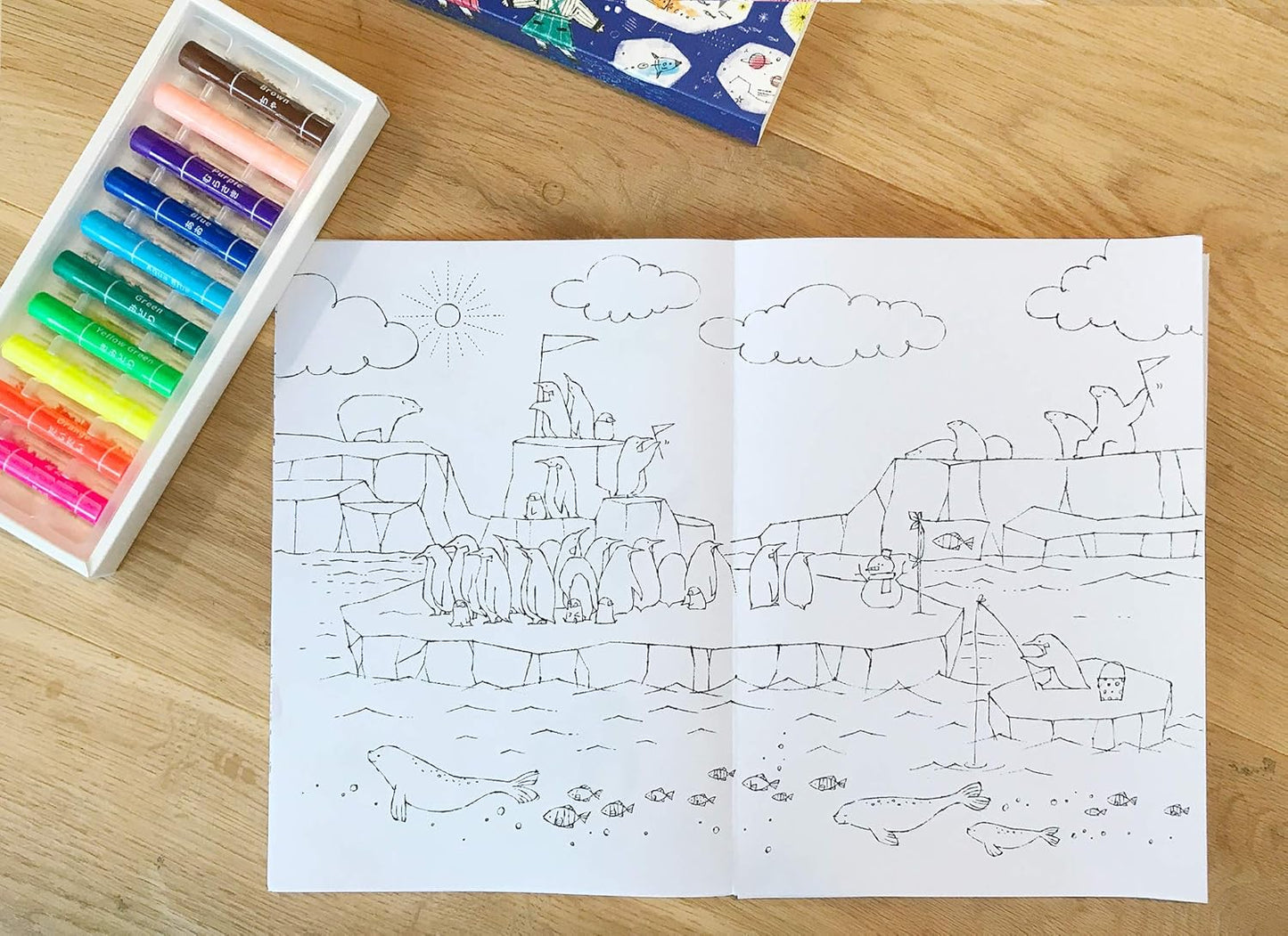 Coloring Book It's okay to color outside the lines - Kokuyo