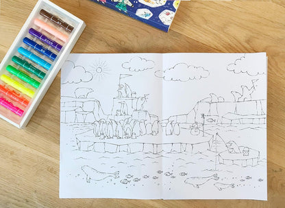 Coloring Book It's okay to color outside the lines - Kokuyo