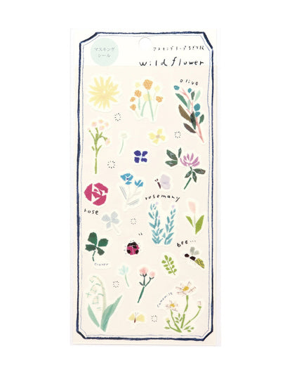 Miki Tamura Wild Flowers Stickers