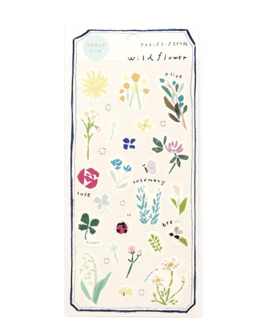 Stickers Miki Tamura Wild Flowers