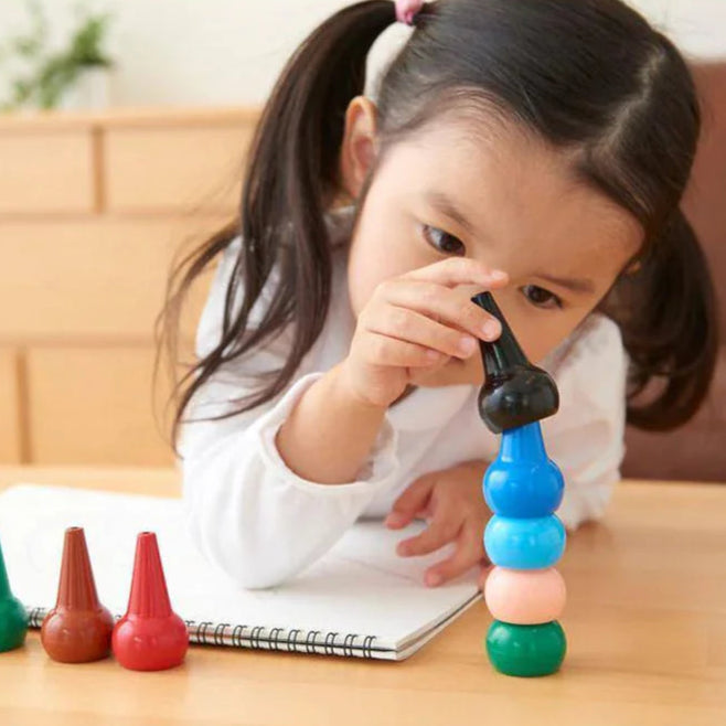 Baby Color 12 Crayons de Couleur Empilables