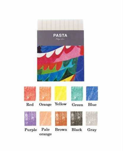 Coffret de 10 Pastel Markers Pasta Kokuyo