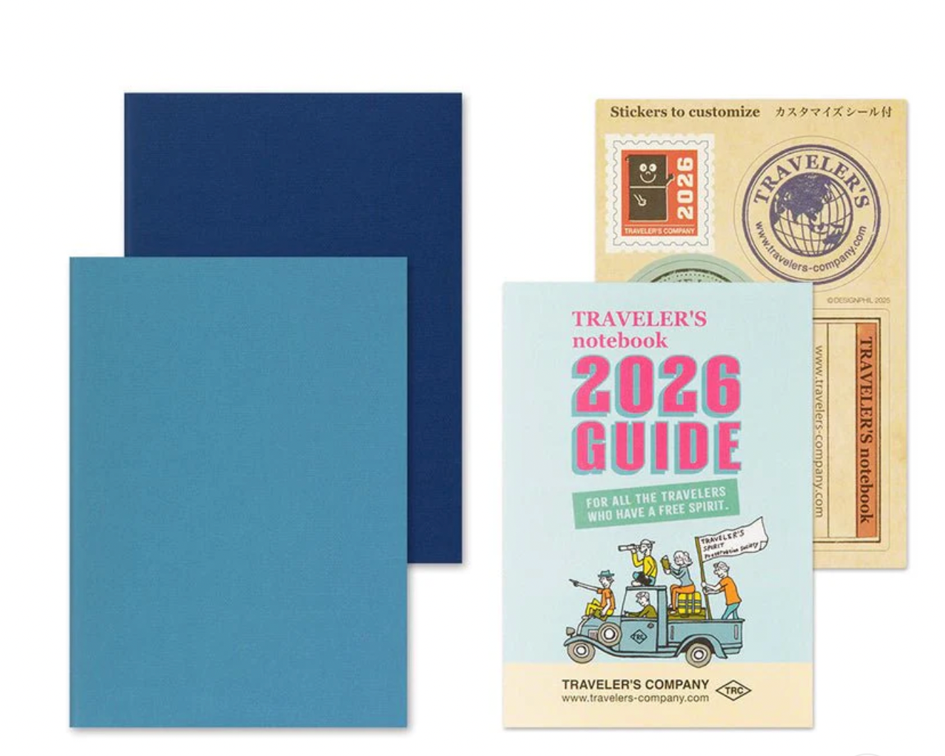 Agenda Semainier 2026 Passeport Traveler's Notebook Company