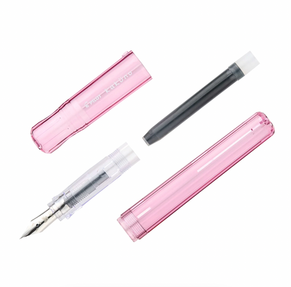 Stylo Plume Kaküno Pilot Rose Transparent Pointe Fine