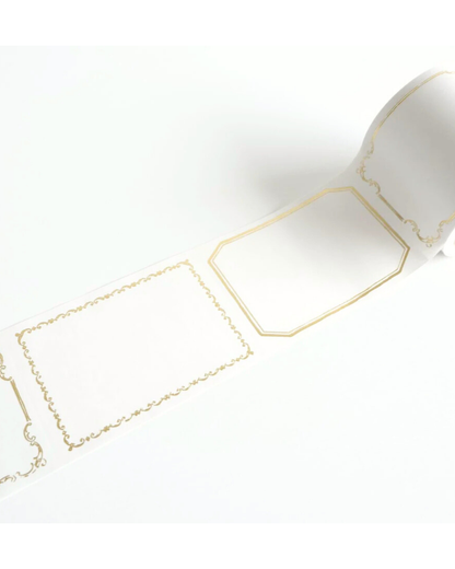 Rouleau d'étiquettes Cadres Dorés Vintage Yohaku