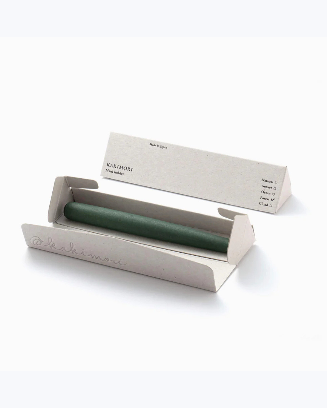 Mini Porte-Plume Kakimori — Érable, Forêt Verte