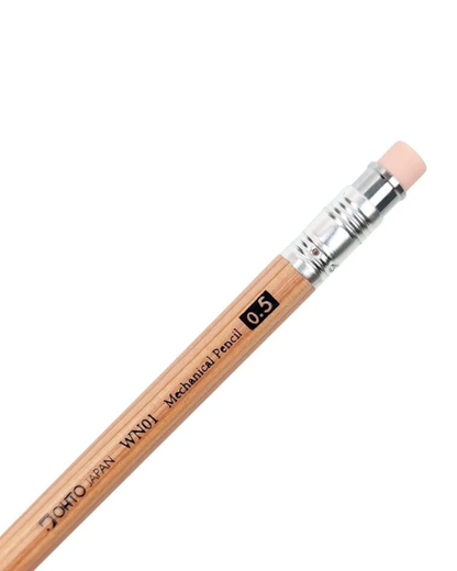 Porte-mine en Cèdre OHTO WN01 0,5 mm - Naturel