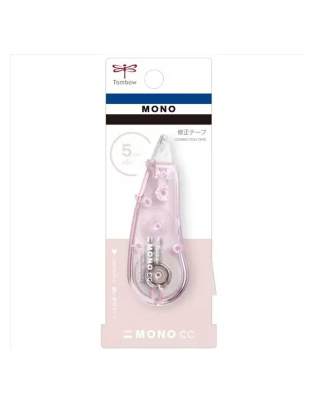 Tombow MONO CC Correction Tape 5 mm – Powder Pink