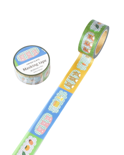 Nicorecipe Masking Tape — Animal, Papier Platz