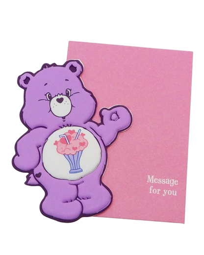 Mini Carte Message Bisounours Share Bear