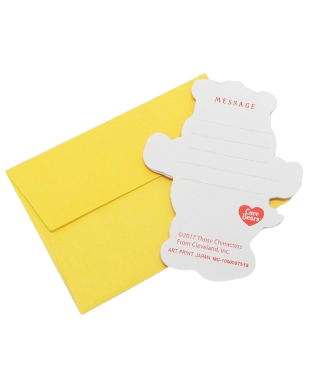 Mini Carte Message Bisounours Cheer Bear