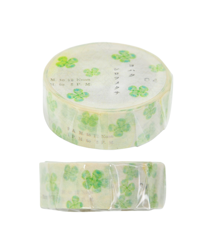 Masking Tape White Clover Yohaku