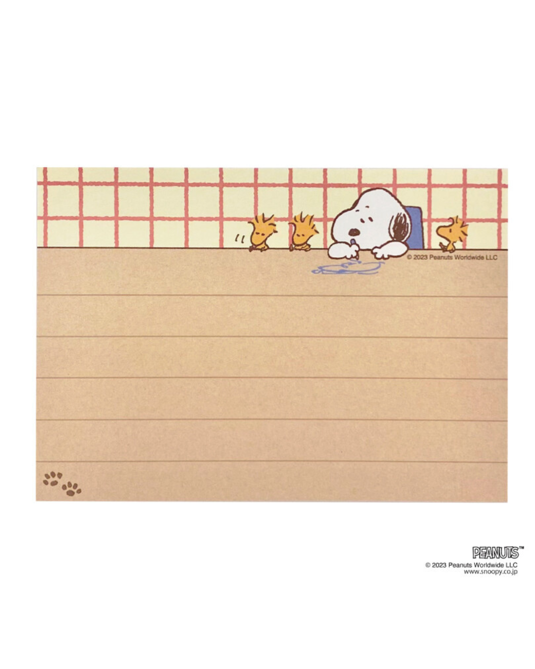 Bloc-notes Message Snoopy & Woodstock · Send a Message