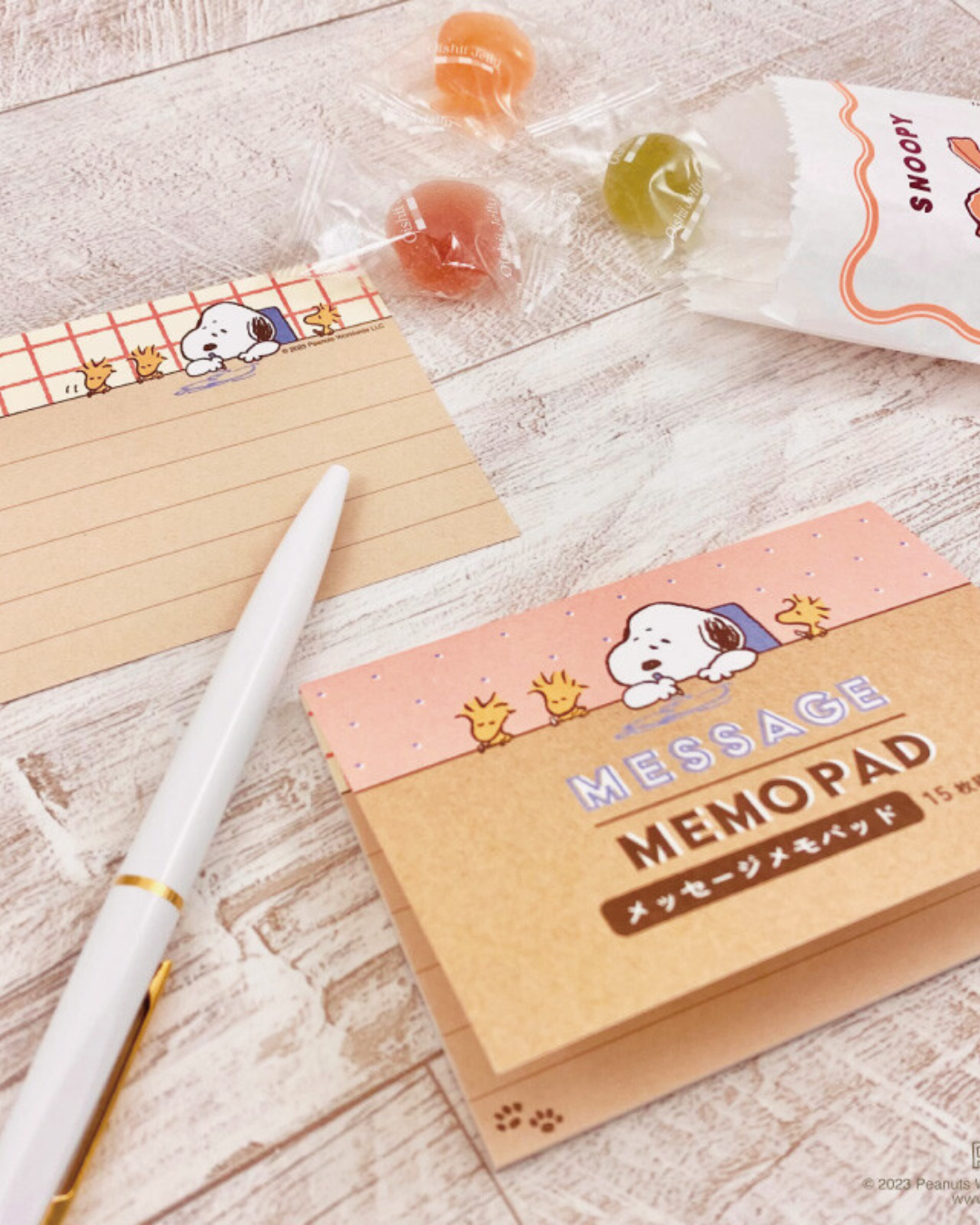 Bloc-notes Message Snoopy & Woodstock · Send a Message