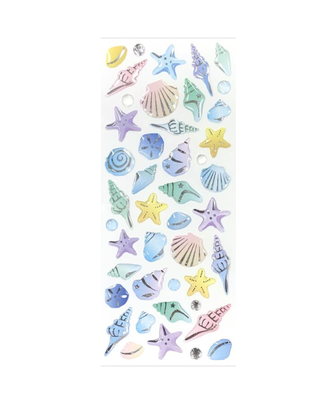 Stickers Coquillages Été Glossy