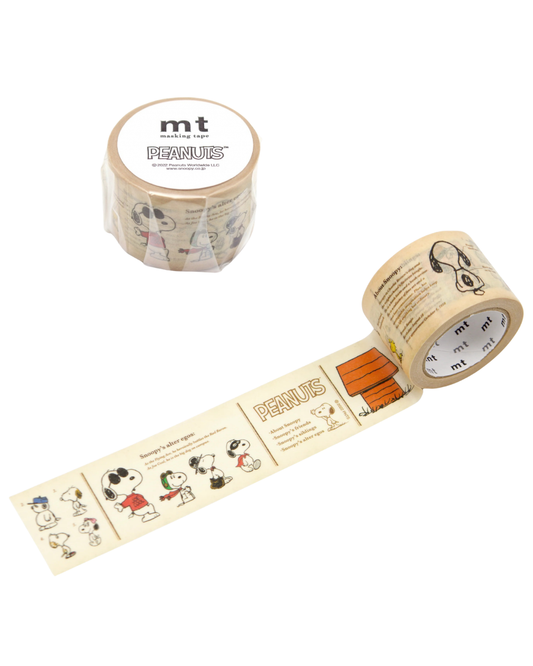 Masking Tape mt x Peanuts Snoopy Encyclopédia